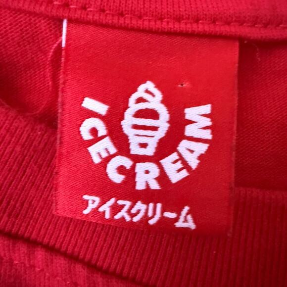 Ice Cream BBC Red Skull Cone Graphic T Shirt Size Large Streetwear Pharrell Nigo - Picture 4 of 9